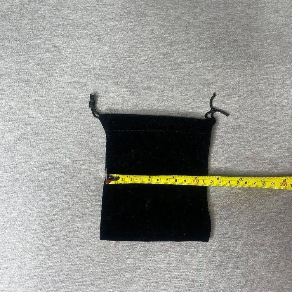 Solid Black Velour Gift Dust Bag 4.5” x 5.5”